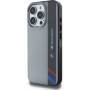 BMW Etui IML Motorsport Vertical Stripe do iPhone'a 16 Pro - szare