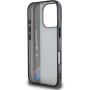 BMW Etui IML Motorsport Vertical Stripe do iPhone'a 16 Pro - szare