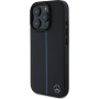 Mercedes Etui Blue Stripe z MagSafe do iPhone'a 16 Pro Max - czarne