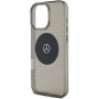 Mercedes Etui ze wzorem gwiazdy z MagSafe do iPhone'a 16 Pro - szare
