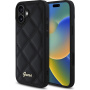 Guess Etui pikowane do iPhone'a 16 Plus - czarne