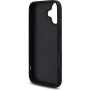 Guess Etui pikowane do iPhone'a 16 Plus - czarne