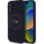 Oracle Red Bull Racing Silikonowe etui Red Ring z MagSafe do iPhone'a 16 - ciemnoniebieski