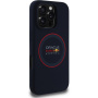 Oracle Red Bull Racing Silikonowe etui Red Ring z MagSafe do iPhone'a 16 Pro - ciemnoniebieski