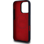 Oracle Red Bull Racing Pionowe silikonowe etui z logo z MagSafe do iPhone'a 16 Pro - ciemnoniebieski