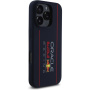 Oracle Red Bull Racing Silikonowe etui z pionowym logo z MagSafe do iPhone'a 16 Pro Max - ciemnoniebieski