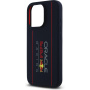 Oracle Red Bull Racing Silikonowe etui z pionowym logo z MagSafe do iPhone'a 16 Pro Max - ciemnoniebieski