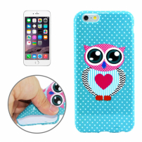 Gumowe etui do Apple iPhone 6 / 6S – sowa z serduszkiem