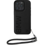 BMW Etui ze skóry Signature i paskiem do iPhone'a 16 Pro Max - czarne