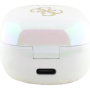Guess Słuchawki bezprzewodowe 4G Logo Mini TWS - białe