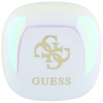 Guess Słuchawki bezprzewodowe 4G Logo Mini TWS - białe