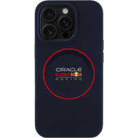 Oracle Red Bull Racing Silikonowe etui Red Ring z MagSafe do iPhone'a 16 Pro - ciemnoniebieski