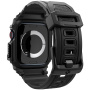 Spigen Rugged Armor Pro super wytrzymała obudowa z paskiem do Apple zegarka 46 mm - czarny