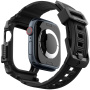 Spigen Rugged Armor Pro super wytrzymała obudowa z paskiem do Apple zegarka 46 mm - czarny
