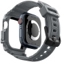 Spigen Rugged Armor Pro super wytrzymała obudowa z paskiem do Apple zegarka 46 mm - szary