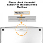 UAG Plyo wytrzymałe przezroczyste etui do MacBook Air 13" (A2681 / A3113 / A3240 / A3449) - czarny