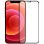 AG Super odporne hartowane szkło matowe do iPhone 12 mini - czarne