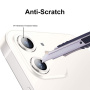 Enkay Ochronne szkło hartowane kamery tylnej z aluminiową ramką do iPhone 12 / 12 mini - zielony