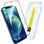 Enkay Quick szkło hartowane Stick z ramką dla łatwego przyklejania dla iPhone 12 mini - czarne