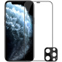 NILLKIN 2w1 Super trwałe szkło ochronne i ochrona obiektywu aparatu dla iPhone 12 Pro Max - czarne