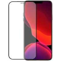Szkło hartowane 2,5D przed rozbiciem i odciskami palców dla iPhone 12 / 12 Pro - czarna ramka