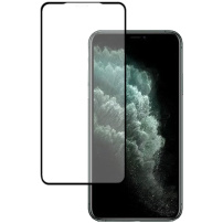 Folia ochronna z ramką ceramiczną do iPhone XS Max / 11 Pro Max - czarna