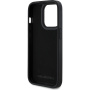 Karl Lagerfeld Etui z brokatowym logo 3D z gumy do iPhone'a 13 Pro - czarne