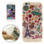 Gumowe etui z przezroczystą ramką do Apple iPhone 6 / 6S – Paryż