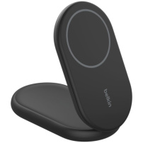 BELKIN Boost Charge Qi2 2w1 składana magnetyczna podstawka ładująca bezprzewodowo do iPhone / AirPods - 15W - czarny