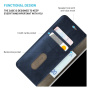 FIXED Opus etui z klapką do iPhone 16e / 17e - ciemnoniebieskie