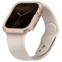 UNIQ Metalowa koperta Valencia do zegarka Apple 46 mm - różowe złoto