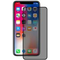 Szkło hartowane anti-spy 5D dla iPhone XS Max / 11 Pro Max - czarne
