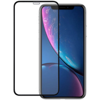 Szkło hartowane ochronne 5D dla iPhone XR - czarne