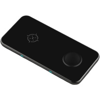 Swissten 2w1 bezprzewodowa ładowarka do iPhone / Apple Watch / AirPods - 10W - czarna