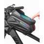 Wheel up Bike Bag wodoodporna torba rowerowa z miejscem na iPhone'a - czarna