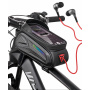 Wheel up Bike Bag wodoodporna torba rowerowa z miejscem na iPhone'a - czarna
