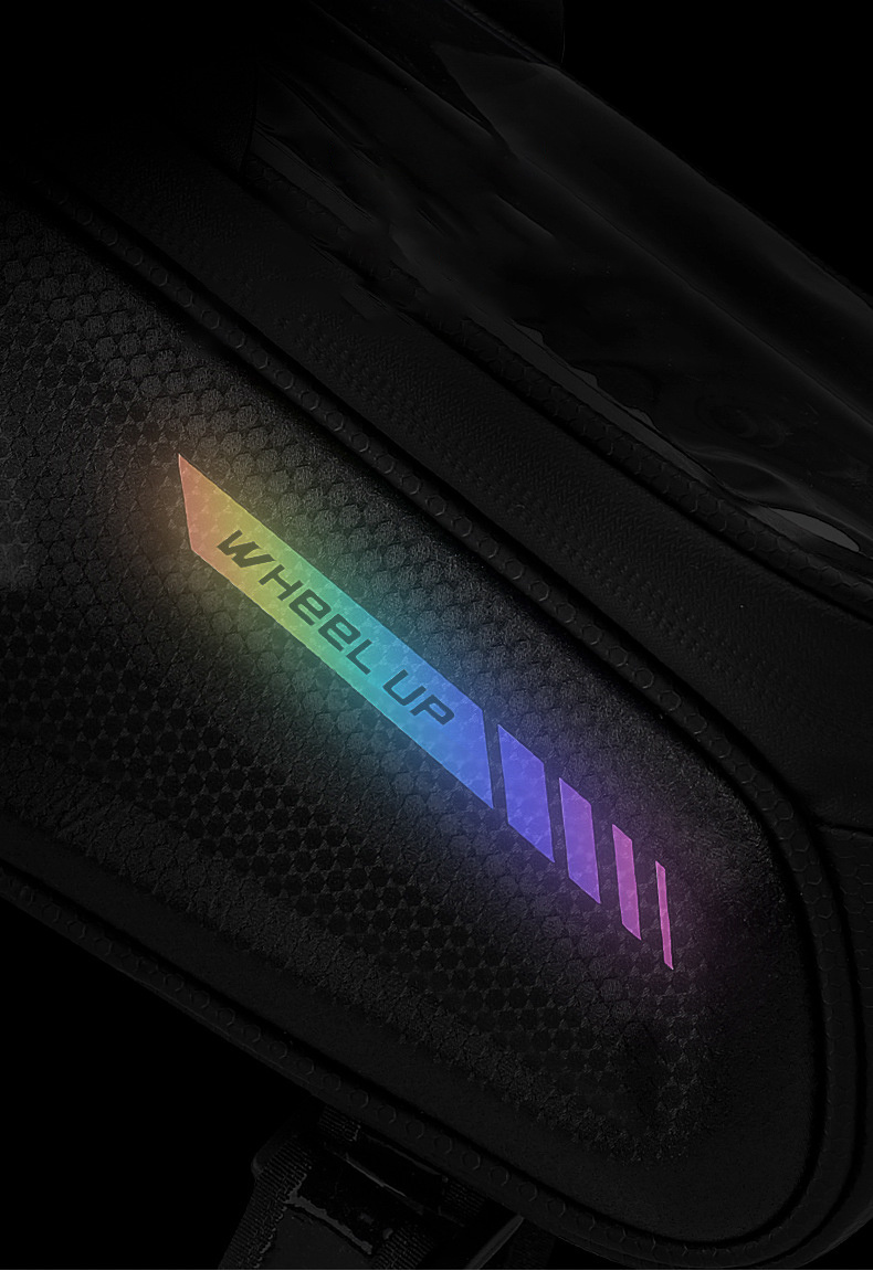 Wheel up Bike Bag wodoodporna torba rowerowa z miejscem na iPhone'a - czarna
