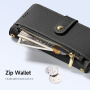 DUX DUCIS Etui Lawa 2w1 z odpinaną klapką i MagSafe oraz portfelem do iPhone'a 16 Pro - czarne