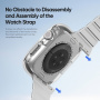 DUX DUCIS Camo etui do Apple Watch 42mm (Series 10 / 11) - białe