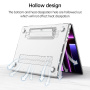 Matowa, przezroczysta pokrywa z wysuwaną podstawką do MacBooka Pro 16" (A2141) - szara