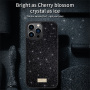 SULADA Eleganckie etui z brokatem na iPhone'a 16 Pro - brązowe