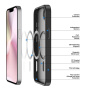 DUX DUCIS Yind matowe etui z MagSafe do iPhone 16e / 17e - czarne
