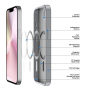 DUX DUCIS Matowe etui Yind z MagSafe na iPhone'a 16e - szare