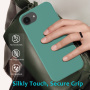 Silikonowe etui do iPhone 16e / 17e - petrolowe
