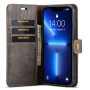 DG.Ming 2w1 odpinany pokrowiec z klapką do iPhone'a 15 Pro - szary