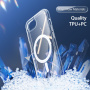 DUX DUCIS Clin transparentne etui z MagSafe do iPhone 16e / 17e - przezroczyste
