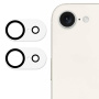 Szkło hartowane do ochrony obiektywów tylnego aparatu do iPhone 16e / 17e - 2 szt. - czarne