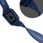Wytrzymała obudowa Armor z paskiem do zegarka Apple 46 mm - ciemnoniebieski