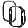 Etui zamykane z metalową ramką wokół wyświetlacza do Apple Watch Ultra 49mm - czarny