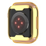 Metaliczne etui zamykane z miękkiego tworzywa sztucznego z ochroną ekranu do Apple Watch 45mm - złote